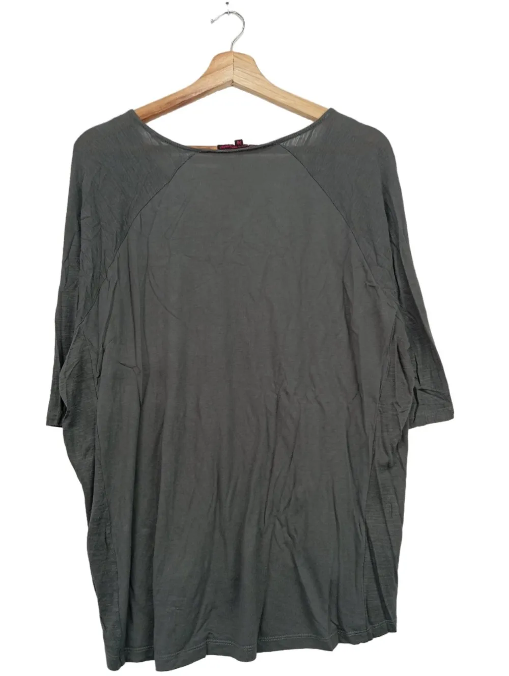 Blusen>Tom Tailor Denim Schlupf-Bluse Größe 38 hellgrau