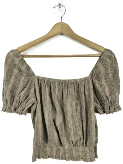 Blusen>H&M Schlupf-Bluse Größe 34 braun