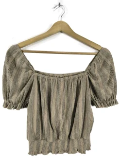 Blusen>H&M Schlupf-Bluse Größe 34 braun