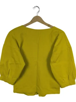 Blusen>Massimo Dutti Schlupf-Bluse Größe 34 blassgelb