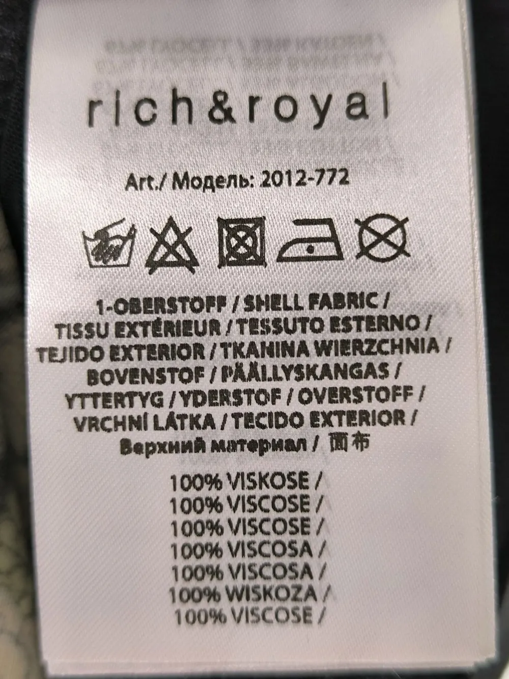 Blusen>Rich & Royal Schlupf-Bluse Größe 34