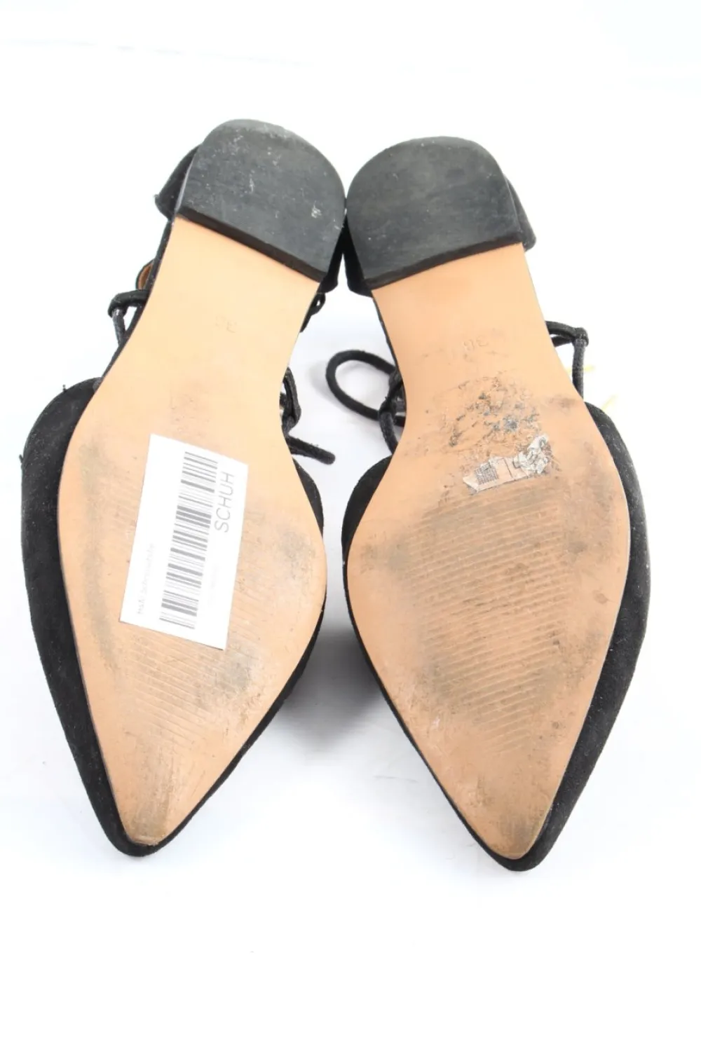 Halbschuhe>H&M Schnürschuhe Größe 38 schwarz