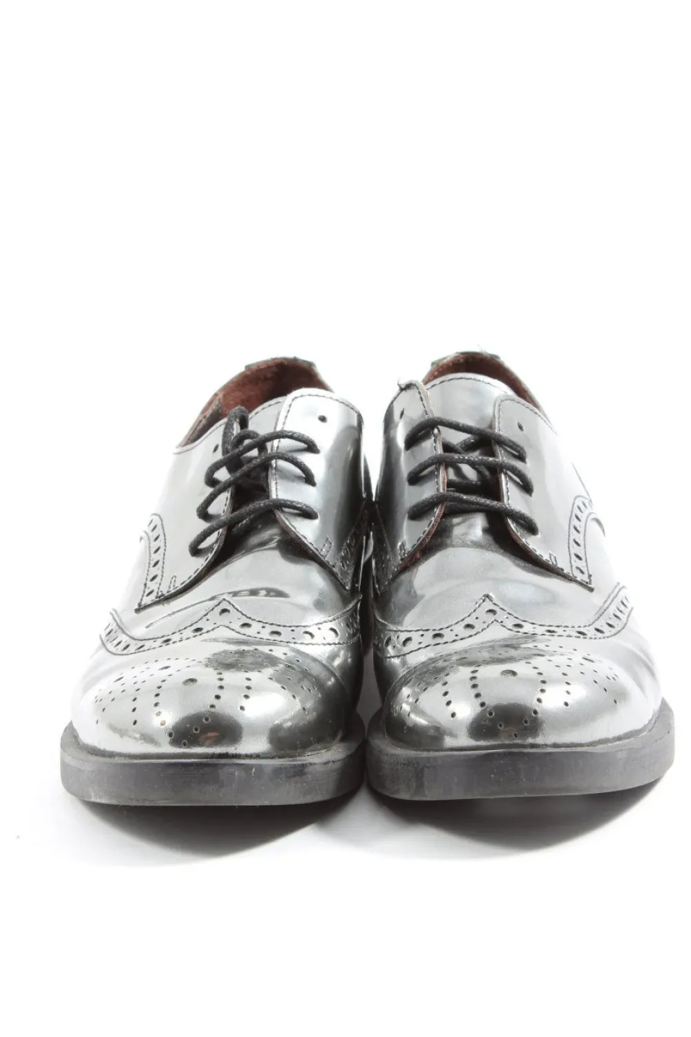 Halbschuhe>Irony Schnürschuhe Größe 37 silberfarben