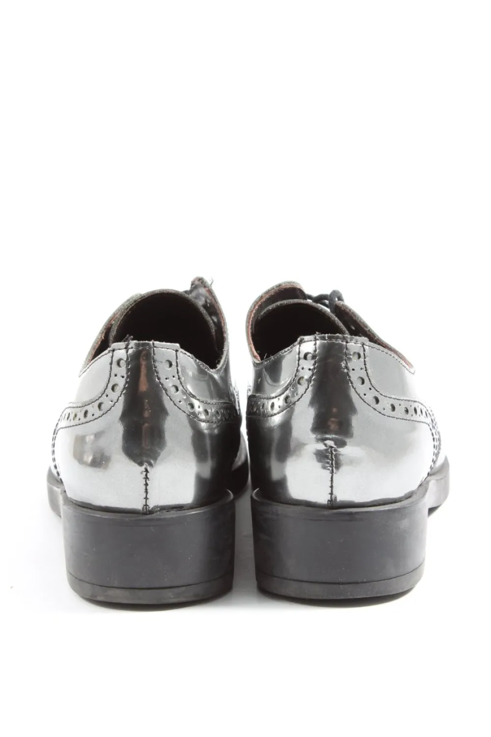 Halbschuhe>Irony Schnürschuhe Größe 37 silberfarben