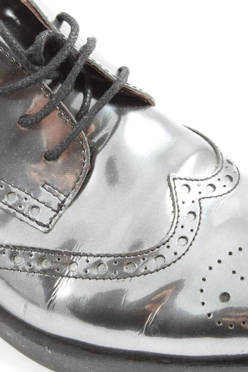 Halbschuhe>Irony Schnürschuhe Größe 37 silberfarben