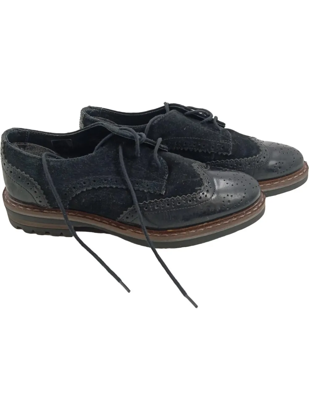 Halbschuhe> Schnürschuhe Größe 37 schwarz