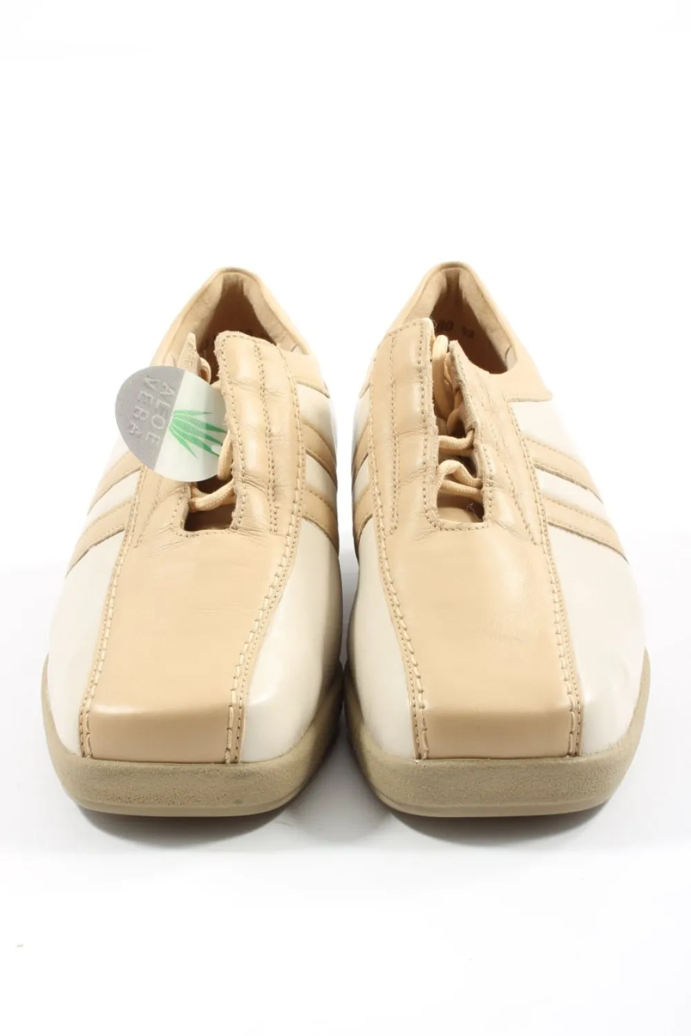 Halbschuhe>Theresia m. Schnürschuhe Größe 36 cremeweiß