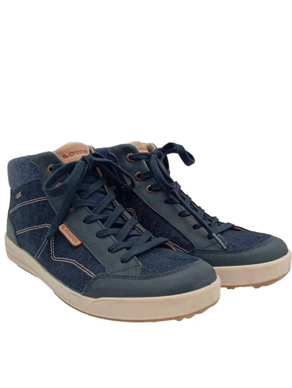 Halbschuhe>Lowa Schnürschuhe Größe 42 blau