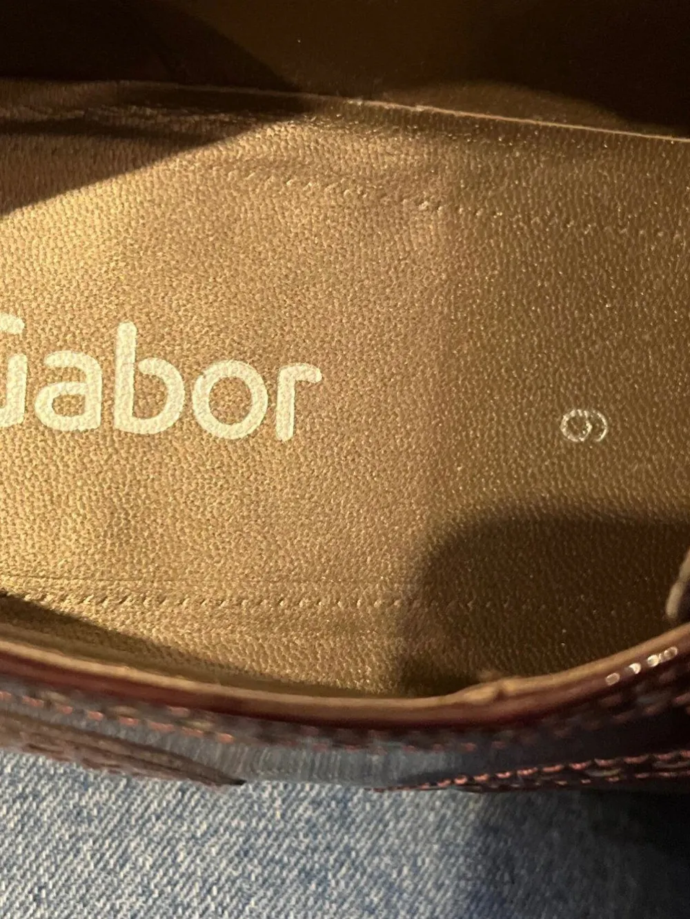 Halbschuhe>Gabor Schnürschuhe Größe 43 rot