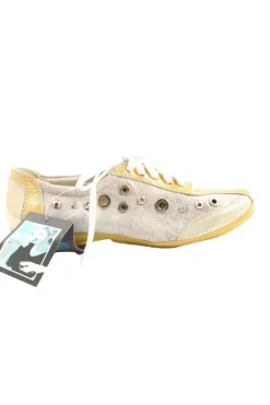 Sneaker>Elena Schnürsneaker Größe 38 goldfarbencreme