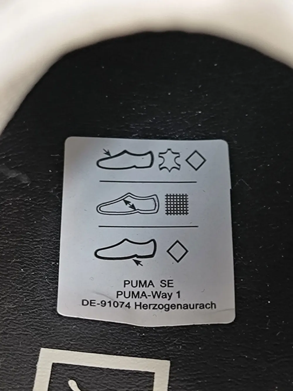 Sneaker>Puma Schnürsneaker Größe 39 weißschwarz