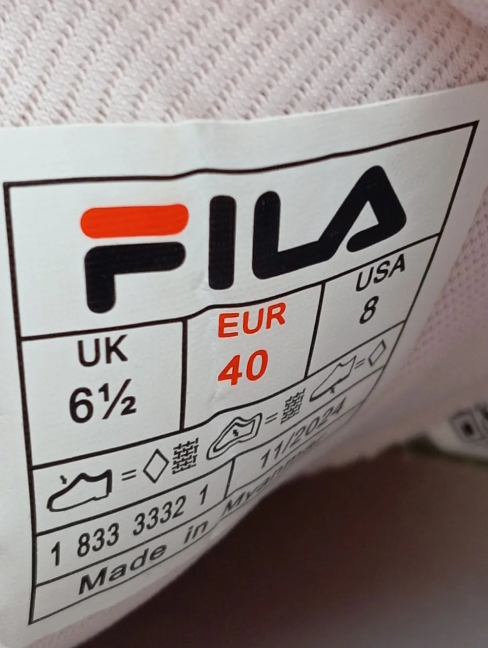 Sneaker>Fila Schnürsneaker Größe 40 creme