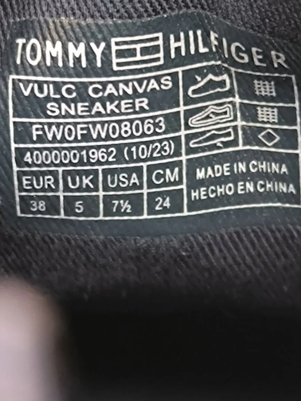 Sneaker>Tommy Hilfiger Schnürsneaker Größe 38 blau