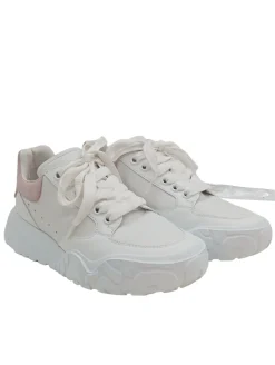 Sneaker>Alexander McQueen Schnürsneaker Größe 38,5 wollweißnude