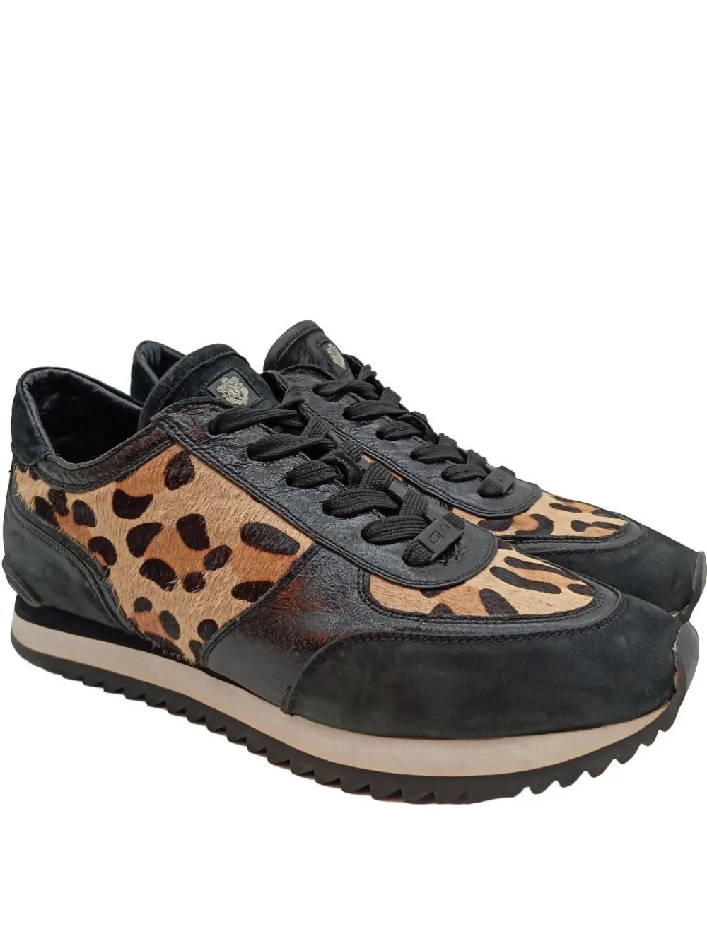 Sneaker>Antonio Biaggi Schnürsneaker Größe 38 schwarzcreme