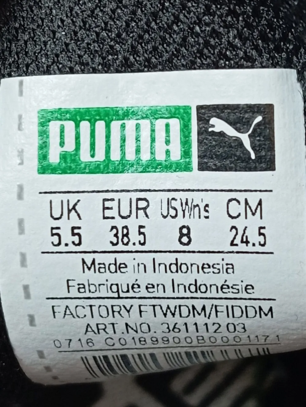 Sneaker>Puma Schnürsneaker Größe 38,5 blau