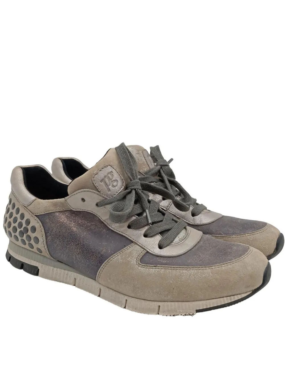 Sneaker>Paul Green Schnürsneaker Größe 39 grüngraudunkelgrau