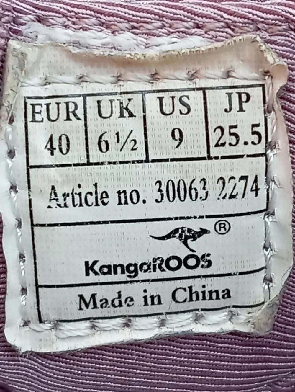 Sneaker>Kangaroos Schnürsneaker Größe 40 hellgrau