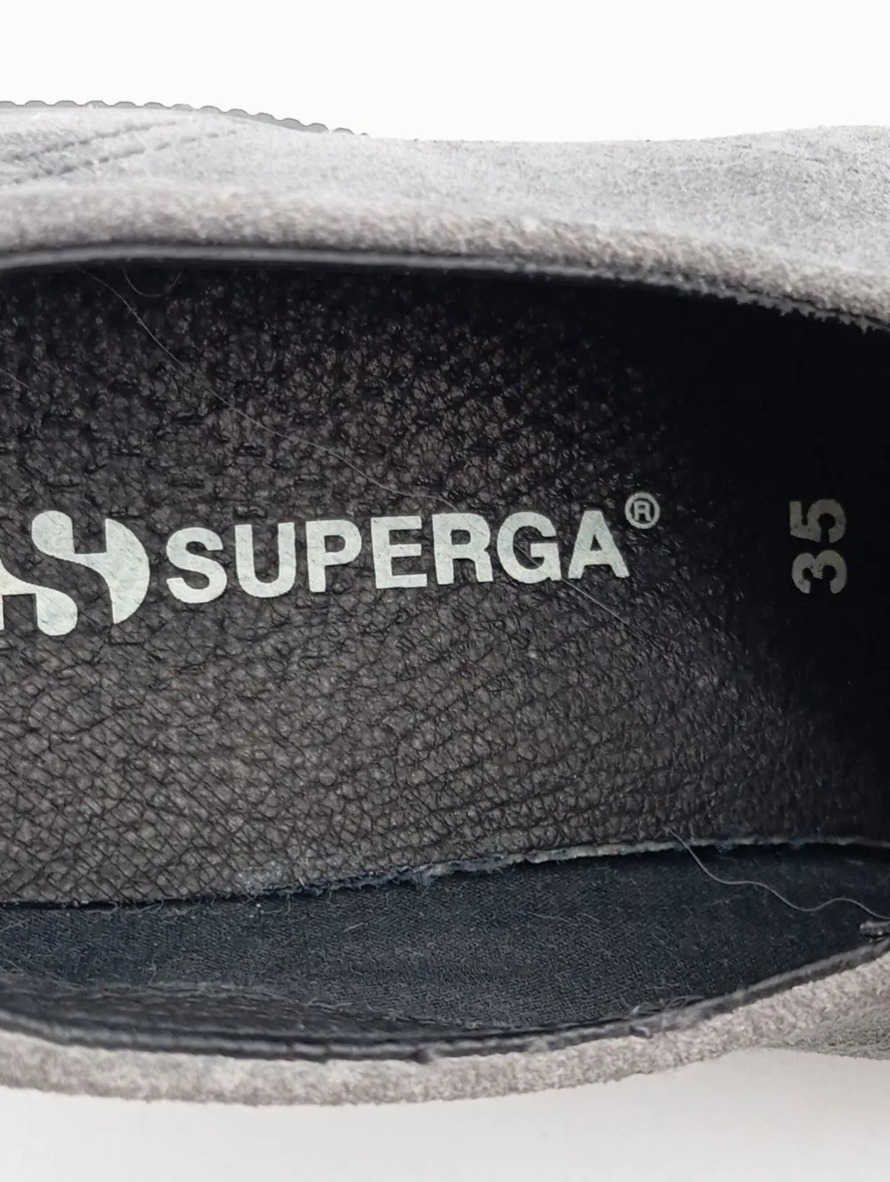 Sneaker>Superga Schnürsneaker Größe 35 hellgrau