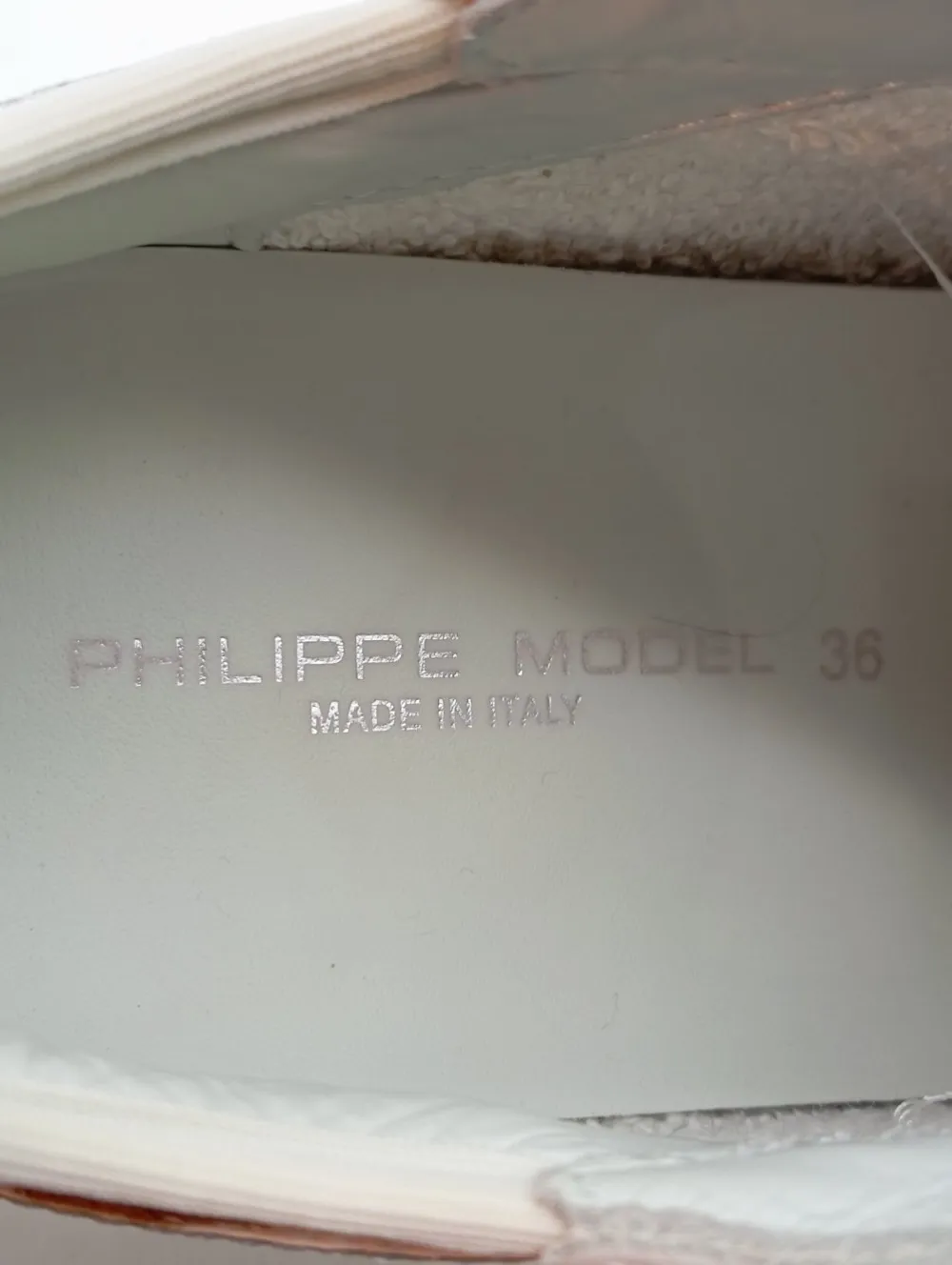 Sneaker>Philippe Model Schnürsneaker Größe 36 weißhellgrau