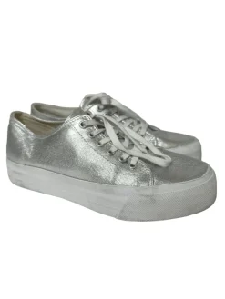 Sneaker>AN OTHER A Schnürsneaker Größe 40 silberfarben