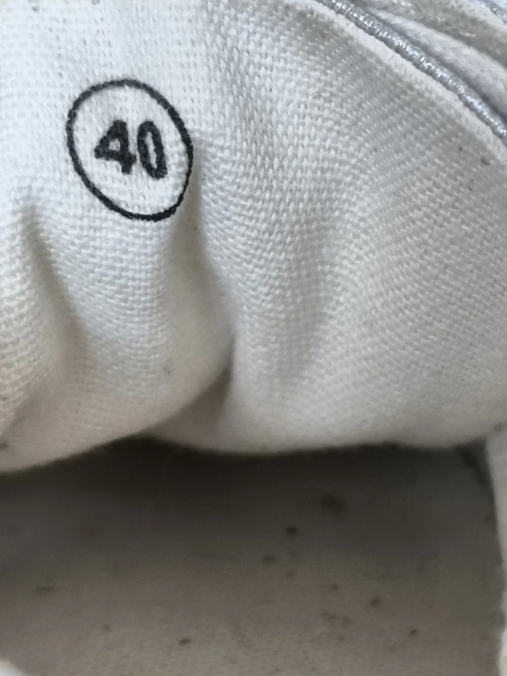 Sneaker>AN OTHER A Schnürsneaker Größe 40 silberfarben