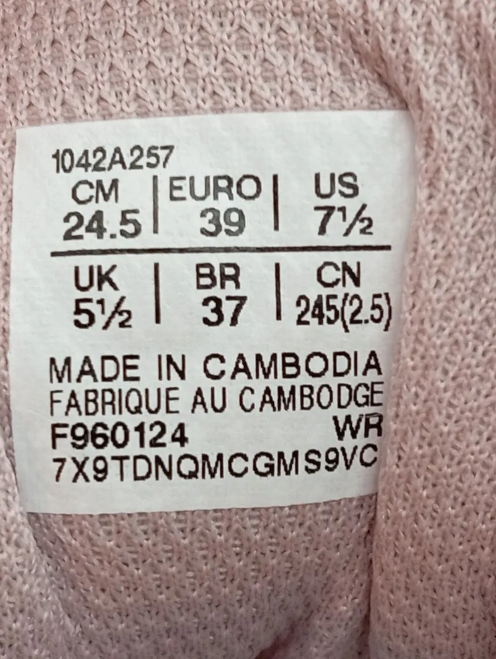 Sneaker>Asics Schnürsneaker Größe 39 pink