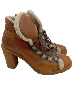 Stiefel>Zign Schnürstiefel Größe 37 braun