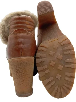 Stiefel>Zign Schnürstiefel Größe 37 braun