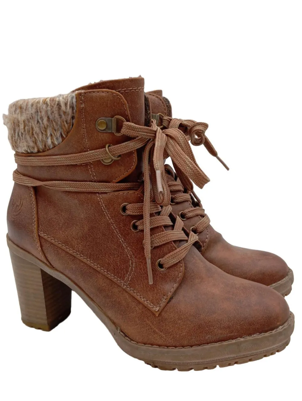 Stiefeletten>Marco tozzi Schnür-Stiefeletten Größe 37 braun