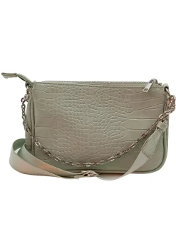 Schultertaschen>New Yorker Schultertasche wollweiß