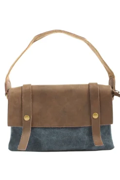 Schultertaschen>Zede Schultertasche blaubraun