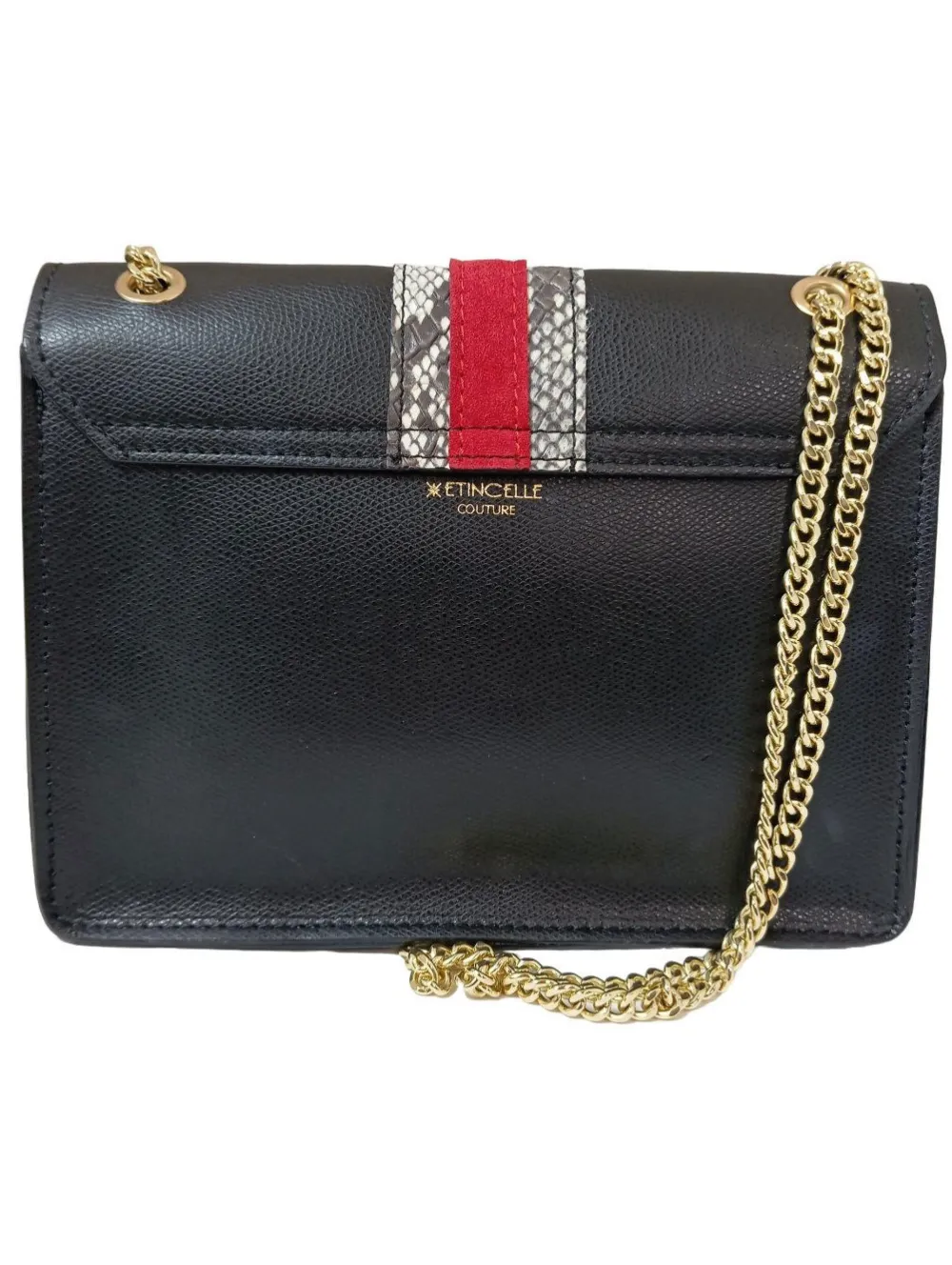 Schultertaschen>Etincelle Couture Schultertasche rotschwarz