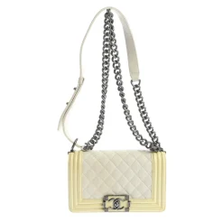 Schultertaschen>Chanel Schultertasche weiß