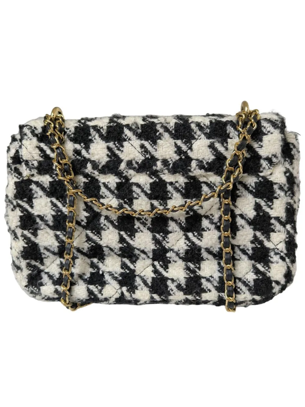 Schultertaschen>Gina Tricot Schultertasche schwarzwollweiß