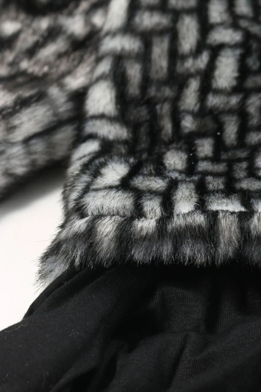 Tücher>Tuzzi Schultertuch schwarzweiß