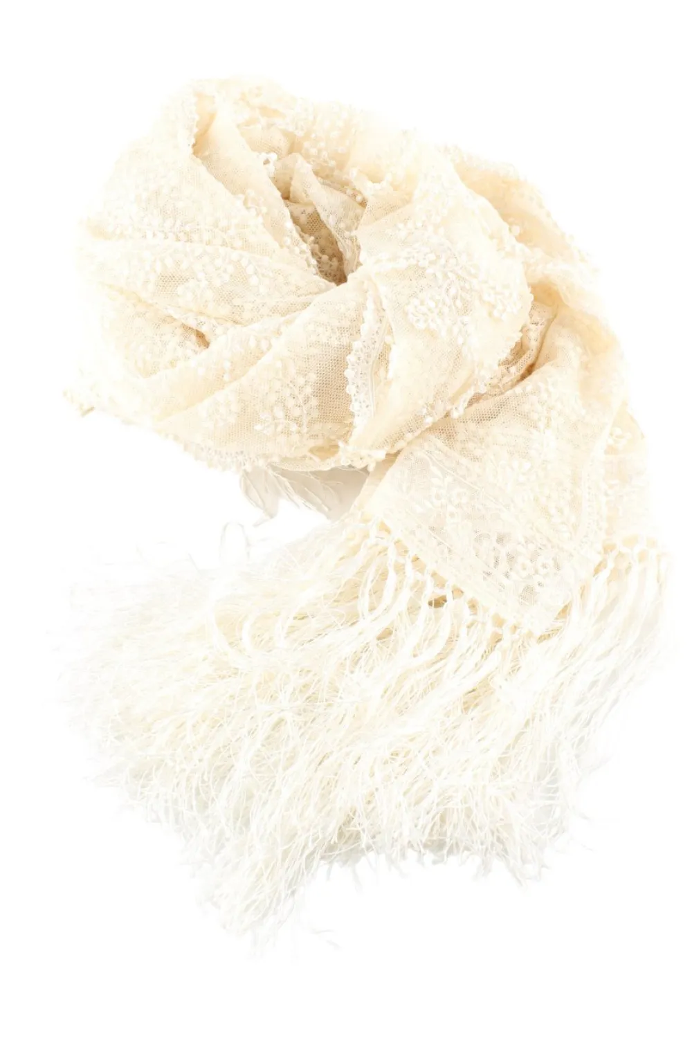 Tücher>Frette Schultertuch creme