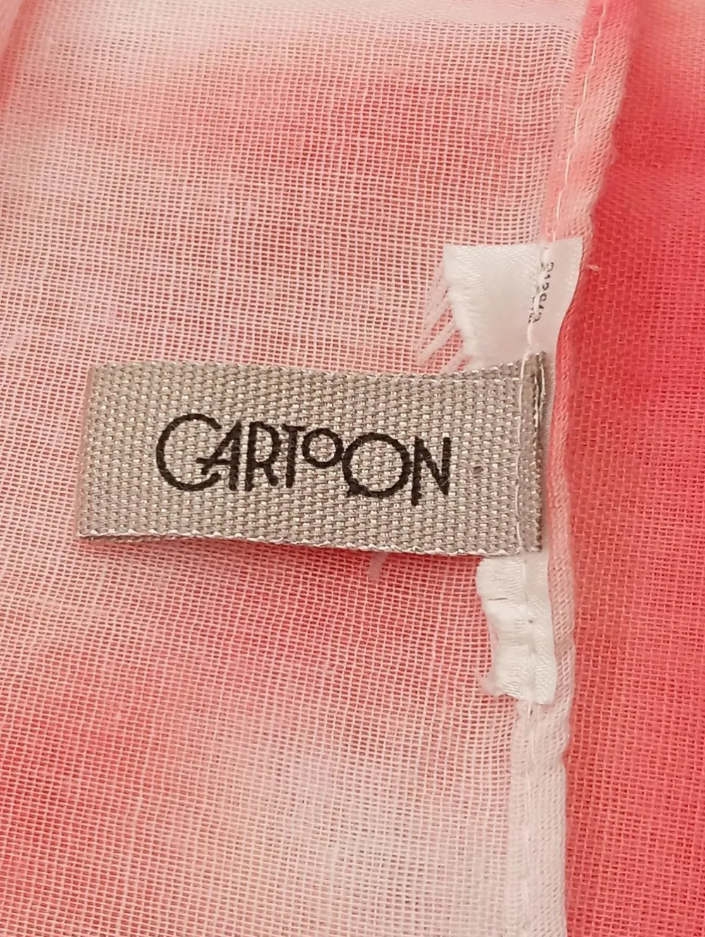 Tücher>Cartoon Schultertuch pinkweiß