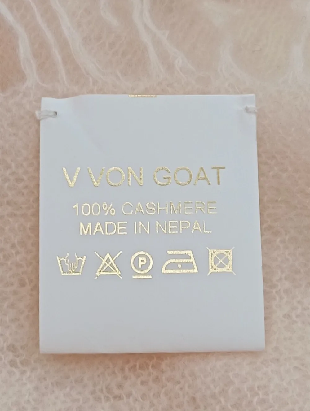 Tücher>V Von Goat Schultertuch creme