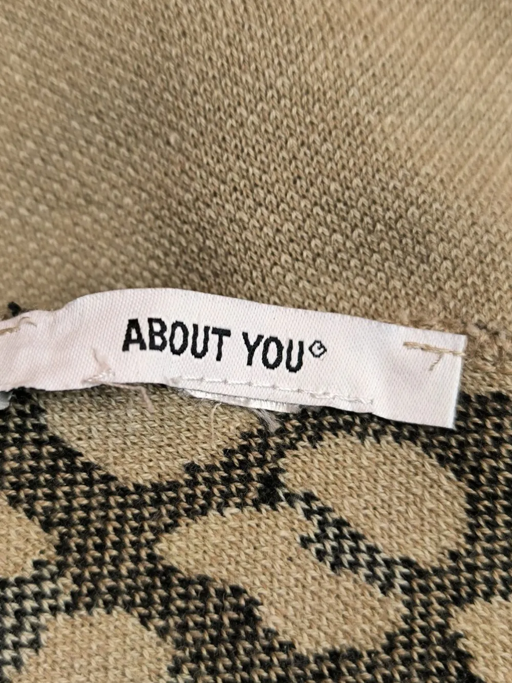 Tücher>About You Schultertuch wollweißschwarz