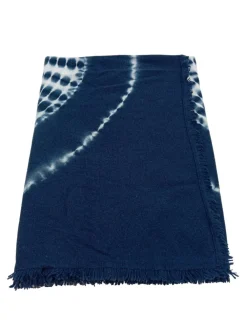 Tücher>Kujten Schultertuch blauweiß