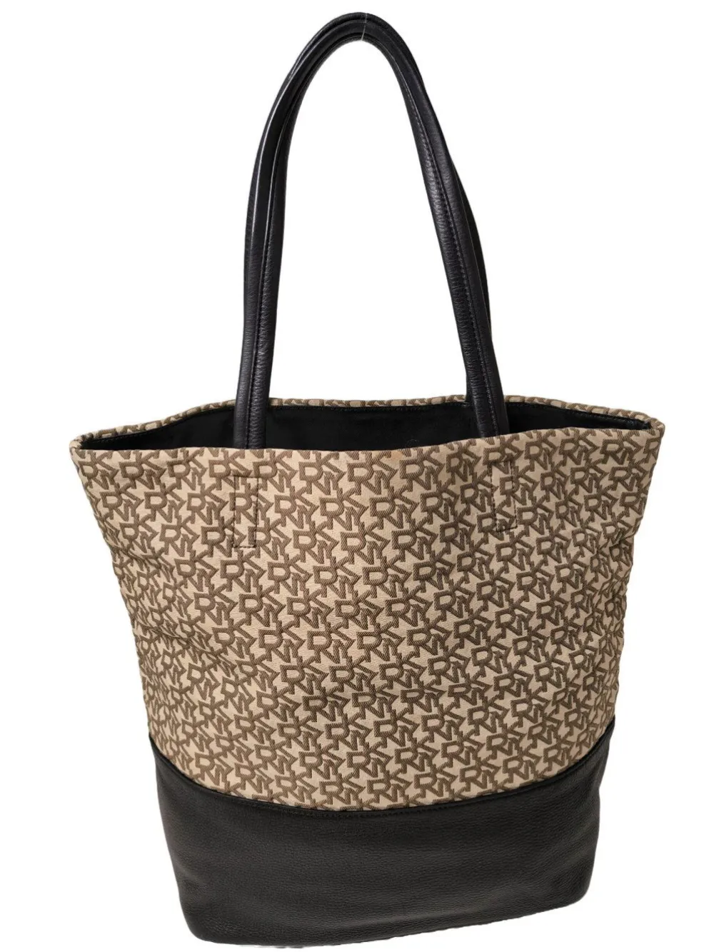 Shopper>DKNY Shopper wollweißschwarz