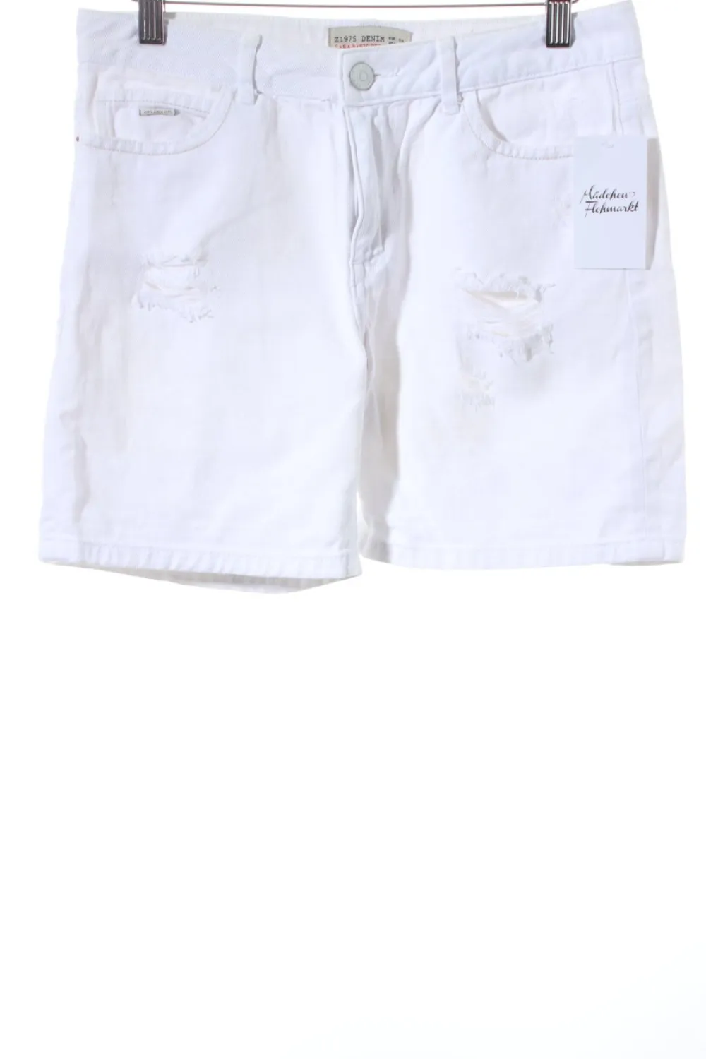 Hosen>Zara Basic Shorts Größe 34 hellbeige