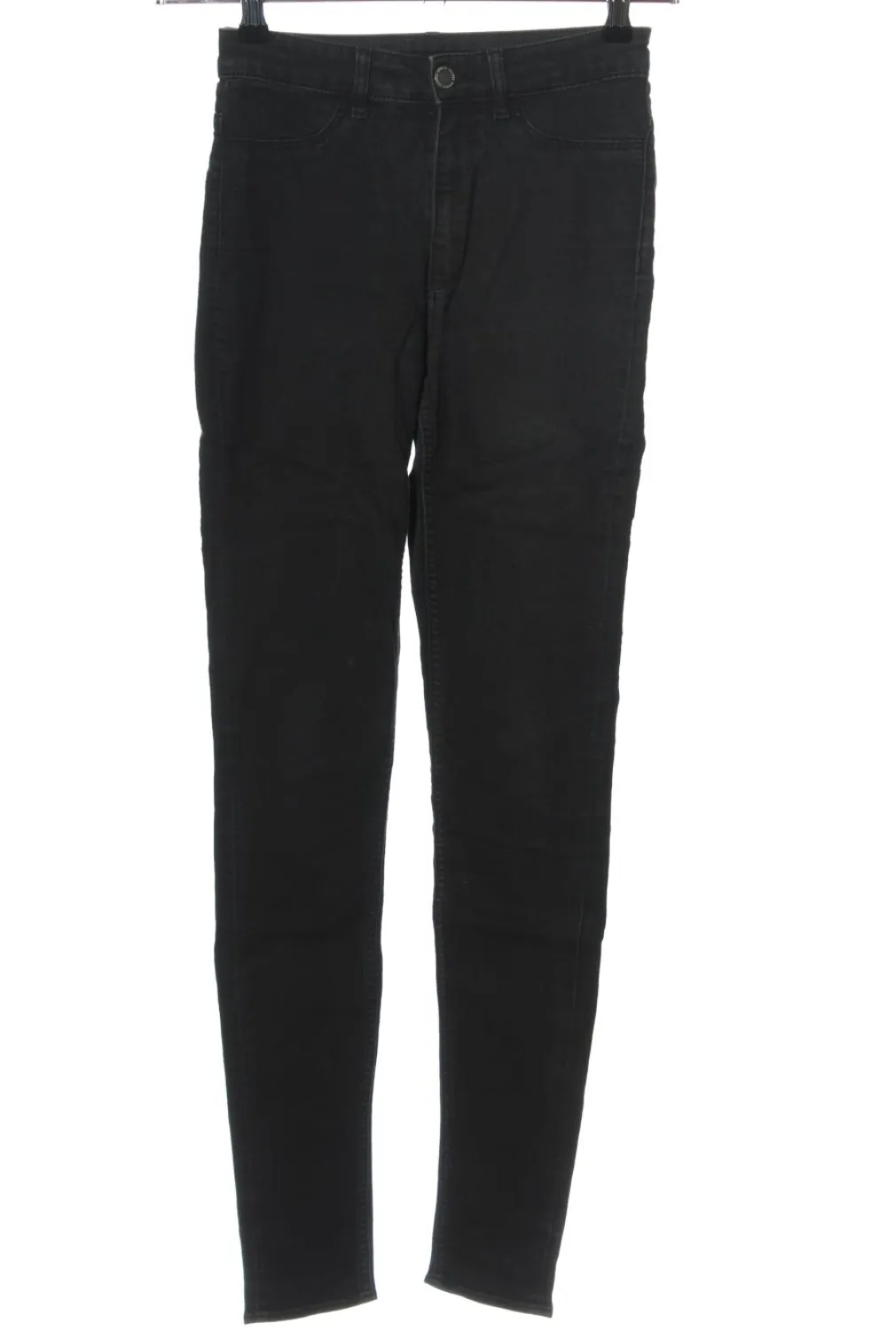 Jeans>H&M Divided Skinny Jeans Größe 34 schwarz