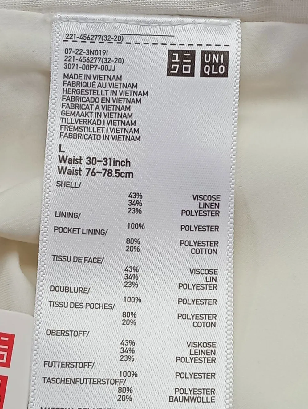 Kurze Hosen>Uniqlo Skorts Größe 40 wollweiß