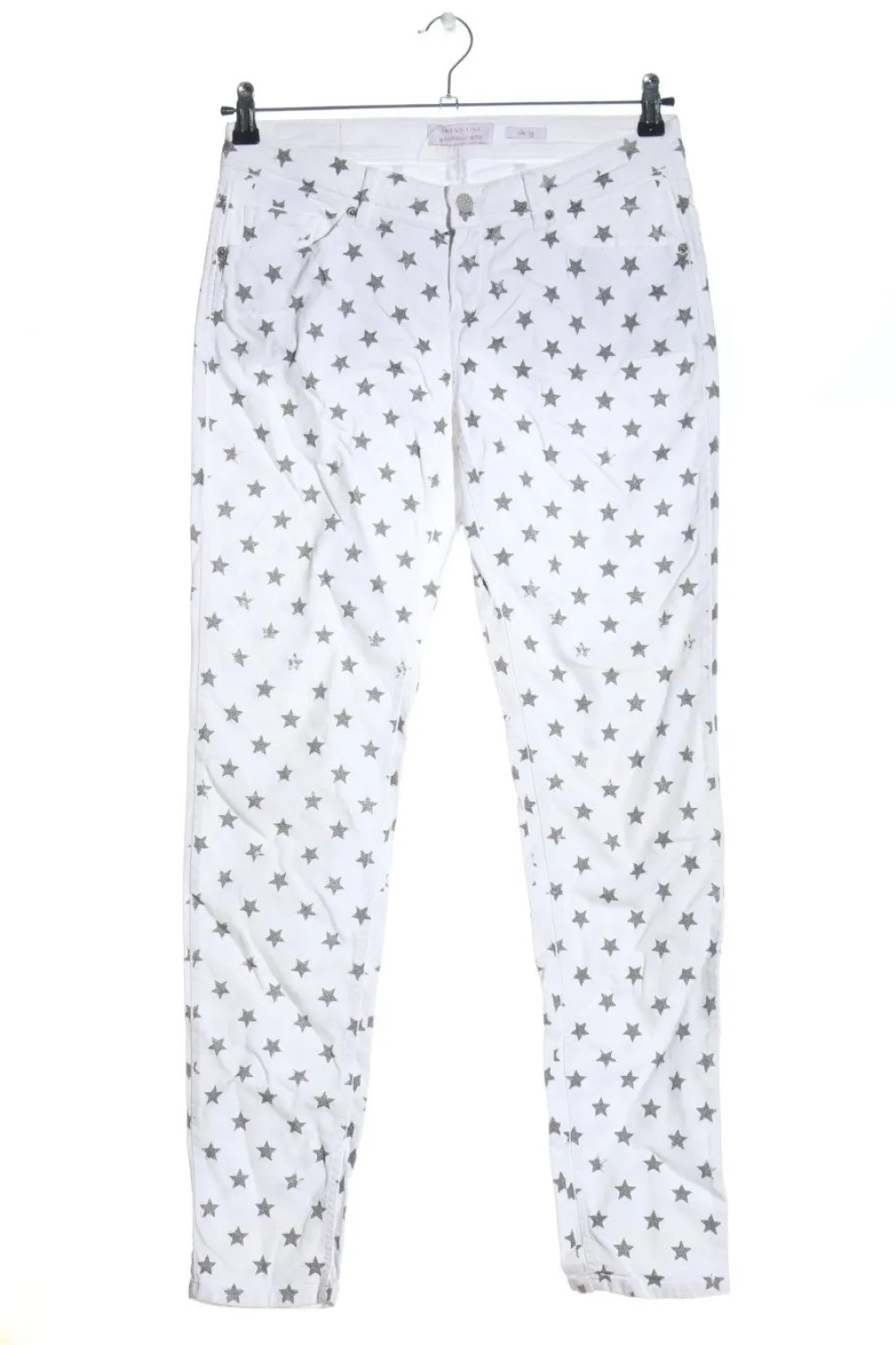 Jeans>Trend Line Slim Jeans Größe 38 weißschwarz