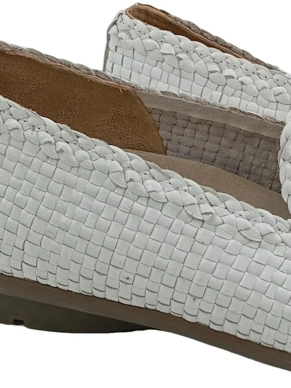 Businessschuhe> Slipper Größe 42 weiß