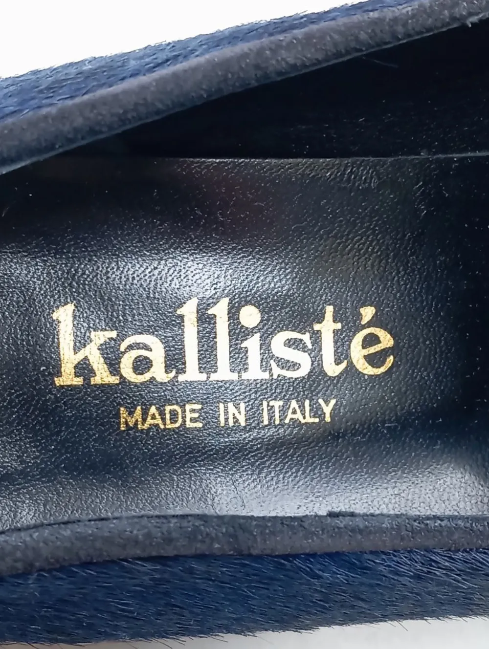 Businessschuhe>Kallistu00e9 Slipper Größe 39,5 dunkelblau