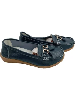 Businessschuhe> Slipper Größe 38 blau