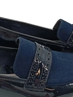 Businessschuhe> Slipper Größe 39 blau